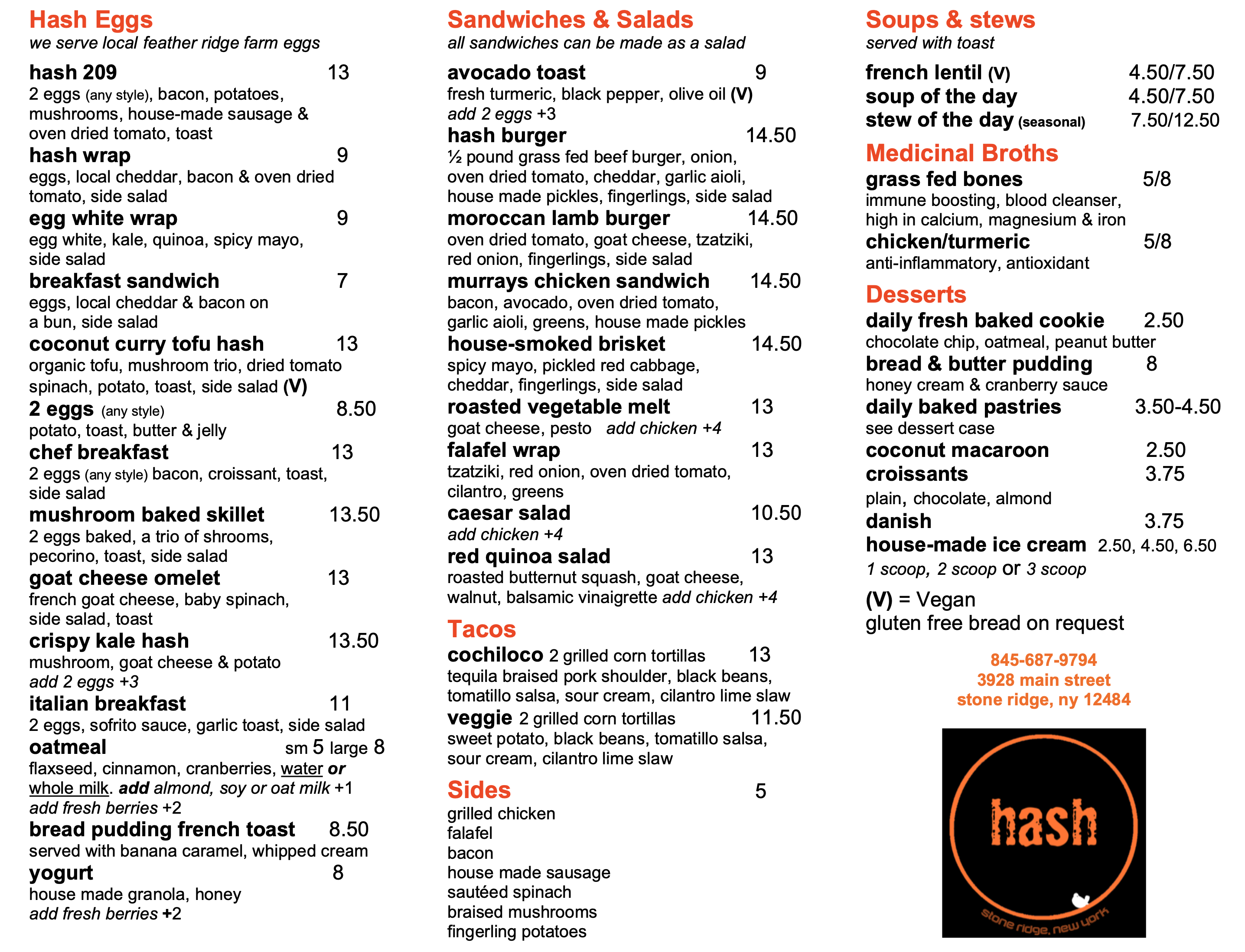 Hash Food Stone Ridge NY Hash Food Stone Ridge NY